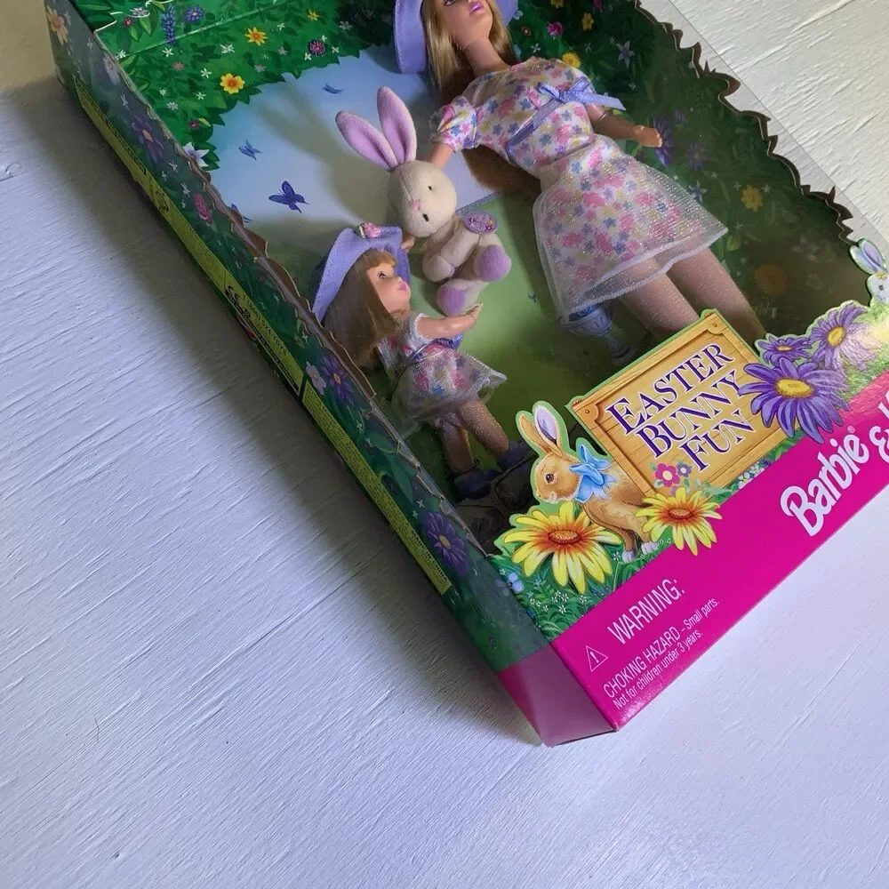 Vintage Barbie 1990’s Easter Bunny Fun Barbie & Kelly